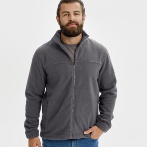 Šiltas vyriškas flisinis švarkas Cai 5